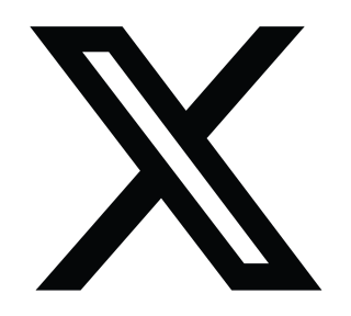 X Black Sticker