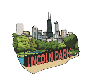 Lincoln Park, Chicago Sticker