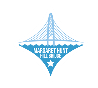 Margaret Hunt Hill Bridge Sticker