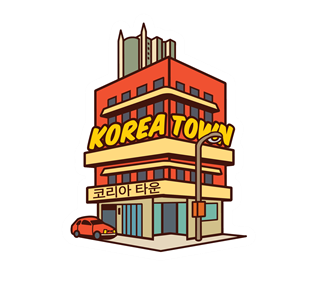 Koreatown LA Sticker