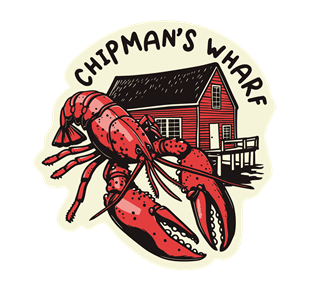 Chipman's Wharf, Maine Sticker