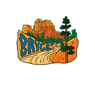 Bryce, Utah Sticker