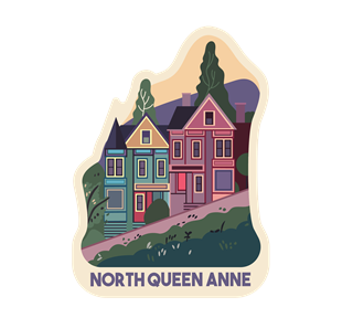 North Queen Anne, Seattle Sticker
