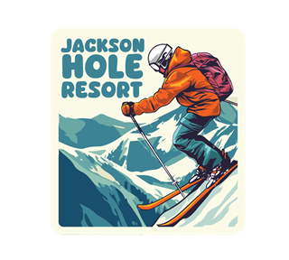 Jackson Hole, Wyoming Sticker