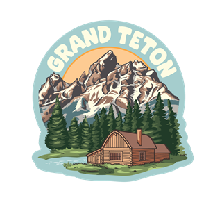 Grand Teton, Wyoming Sticker