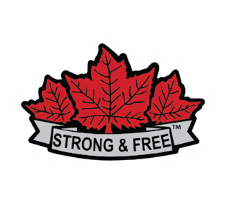 Canada Strong & Free 02 Sticker