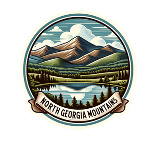 North Georgia Mountains Sticker