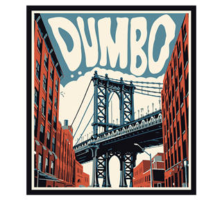 New York, Dumbo Sticker