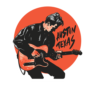 Texas, Austin Sticker