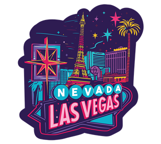 Nevada, Las Vegas Sticker
