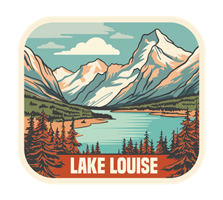 Alberta, Lake Louise Sticker