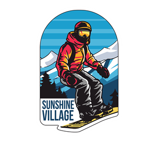 Alberta, Sunshine Village Sticker