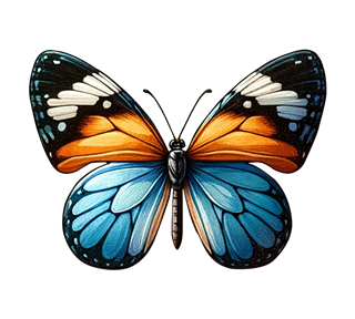 Niagara Parks, Erasma Pulchella Butterfly Sticker