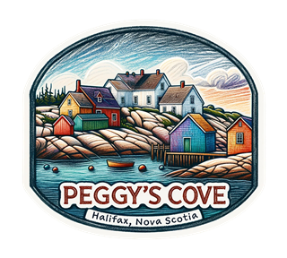 Nova Scotia, Peggy's Cove Sticker
