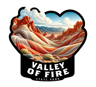 Nevada, Valley Of Fire State Park Sticker