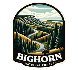 Wyoming, Bighorn National Forest Sticker