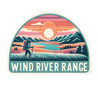 Wyoming, Wind River Range Sticker