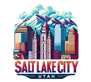 Utah, Salt Lake City Sticker