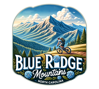 North Carolina, Blue Ridge Mountains Sticker