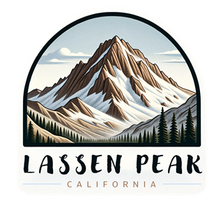 California, Lassen Peak Sticker