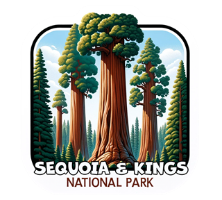 California, Sequoia and Kings National Park Sticker