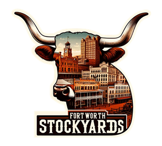 Texas, Forth Worth Sticker