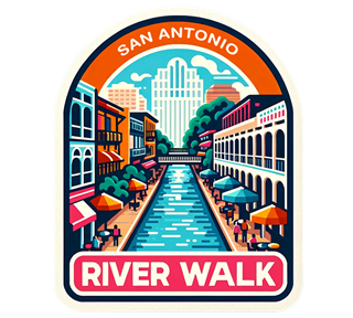 Texas, San Antonio Sticker