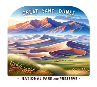 Colorado, Great Sand Dunes Sticker