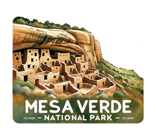 Colorado, Mesa Verde Sticker