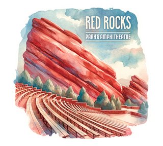 Colorado, Red Rocks Sticker