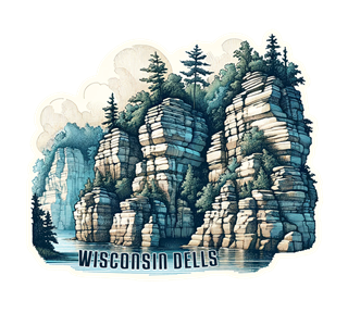 Wisconsin Dells Sticker