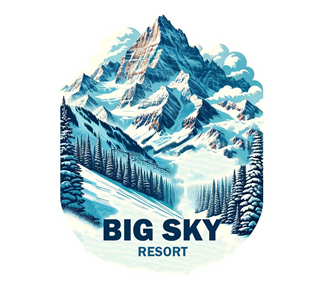 Montana, Big Sky Resort Sticker