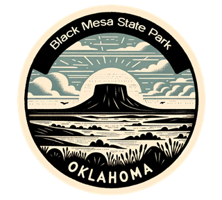 Oklahoma, Black Mesa State Park Sticker
