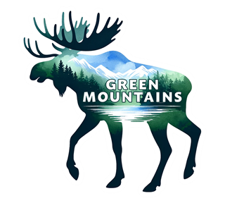 Vermont, Green Mountains Sticker