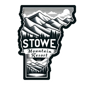 Vermont, Stowe Mountain Resort Sticker