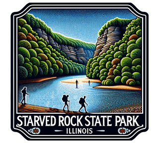 Illinois, Starved Rock State Park Sticker