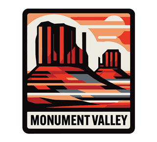 Arizona, Monument Valley Sticker