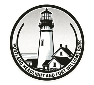 Maine, Portland Head Light & Fort Williams Park Sticker