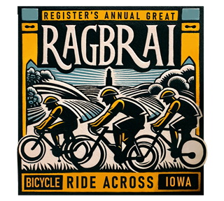 Iowa, RAGBRAI Sticker