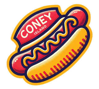 Michigan, Coney Island hot dog Sticker