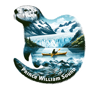 Alaska, Prince William Sound Sticker