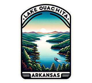 Arkansas, Lake Ouachita Sticker