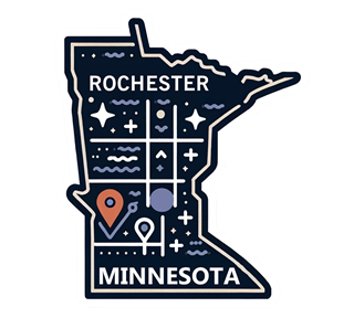 Minnesota, Rochester Sticker