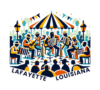 Louisiana, Lafayette Sticker