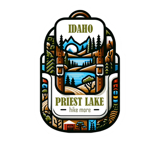 Idaho. Priest Lake Sticker