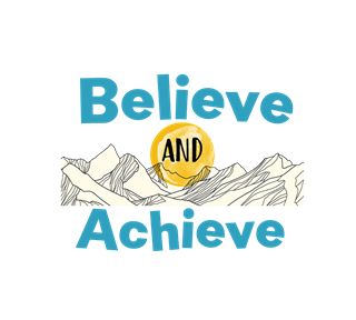 Believe and Achieve Sticker