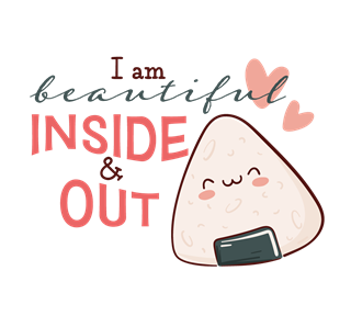 I Am Beautiful Inside And Out Sticker