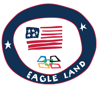 Eagle Land Sticker