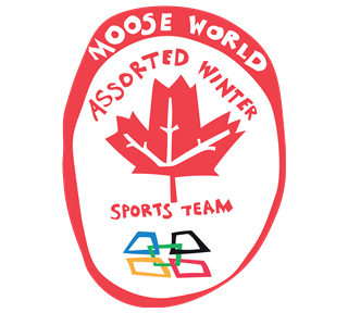 Moose World Assorted Winter Sports Team Sticker