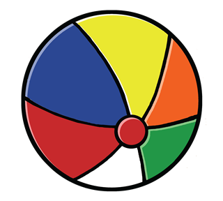 Beach Ball Sticker